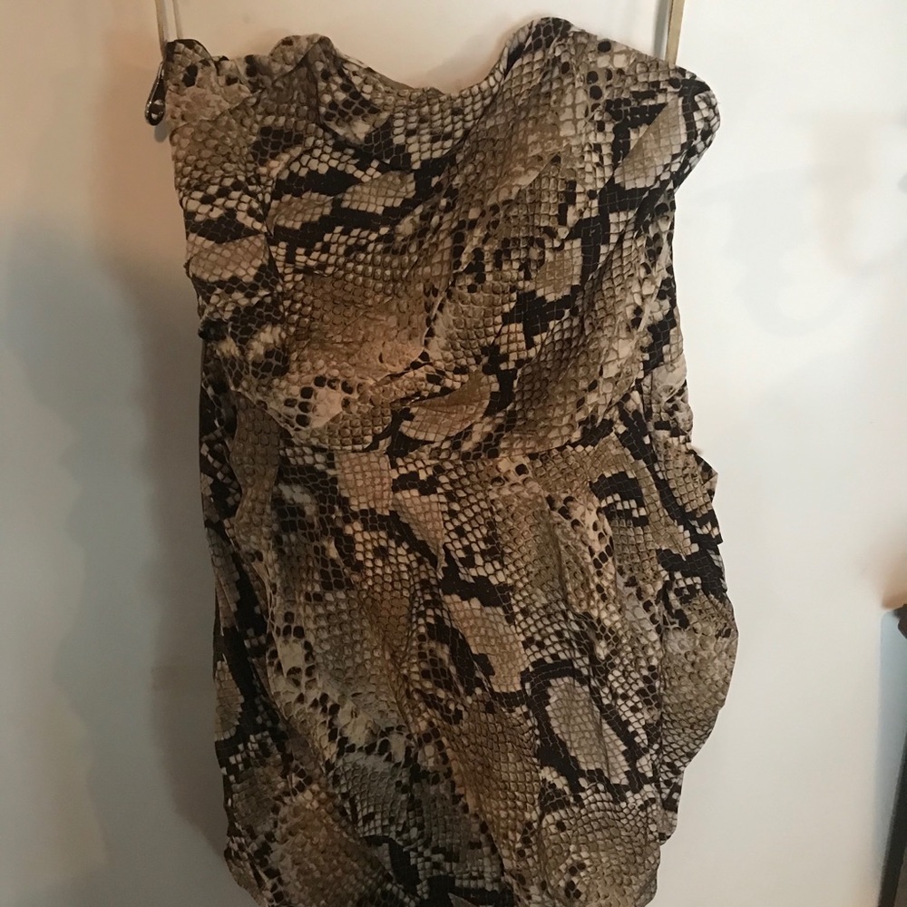 Strapless dress